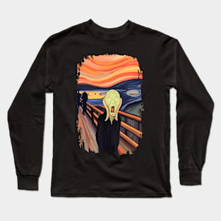 The Scream - Anime Shirt Long Sleeve T-Shirt